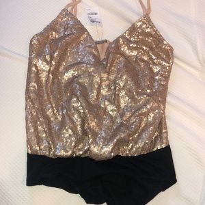 Sequin body suit